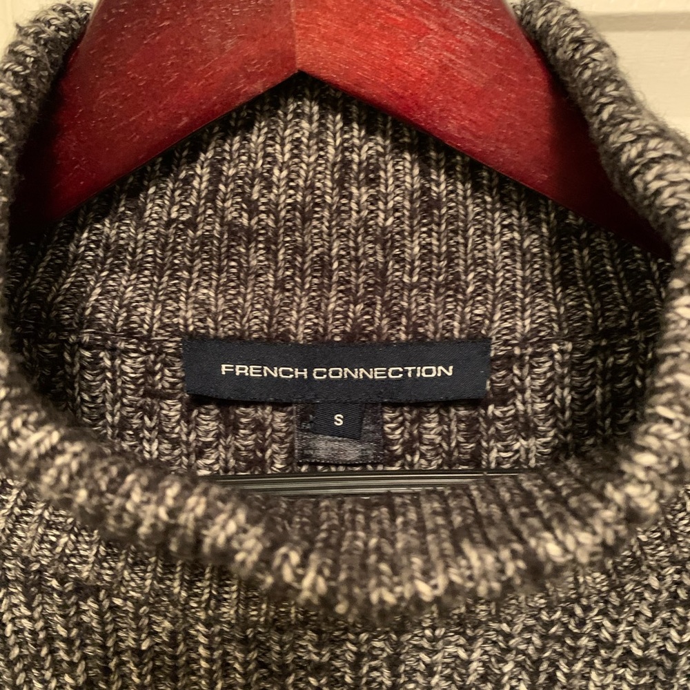 French Connection gray sweater turtleneck